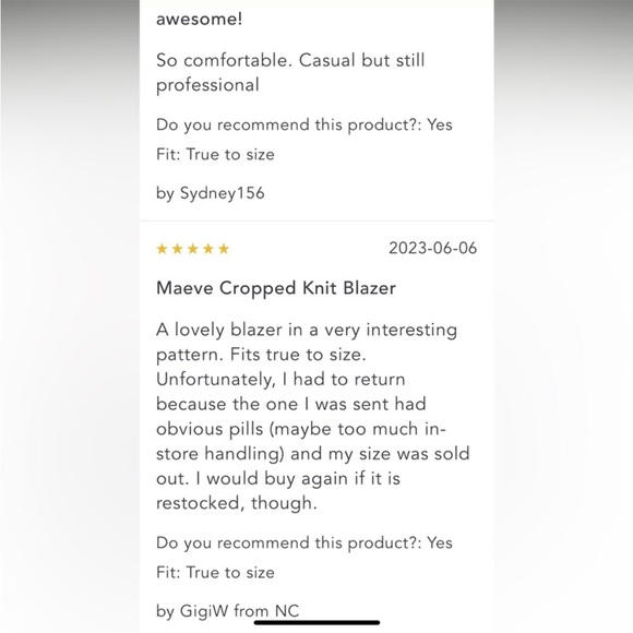 Anthropologie NWT Maeve Cropped Knit Blazer
Size M. - Picture 9 of 11